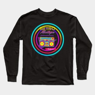 Retro Mixtape Long Sleeve T-Shirt